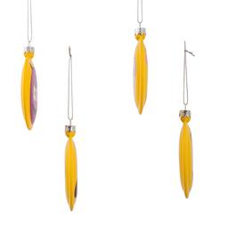 Kurt Adler Emoticon Disc 4pc. Ornaments Set