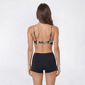 Womens Cupshe Leaf Shirred Bralette Swim Top - image 2