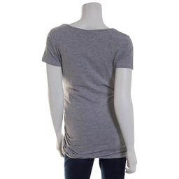 Womens Times Two Short Sleeve Side Ruched Maternity Top