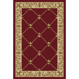 Tayse Sensation Orleans Accent Rug - Red