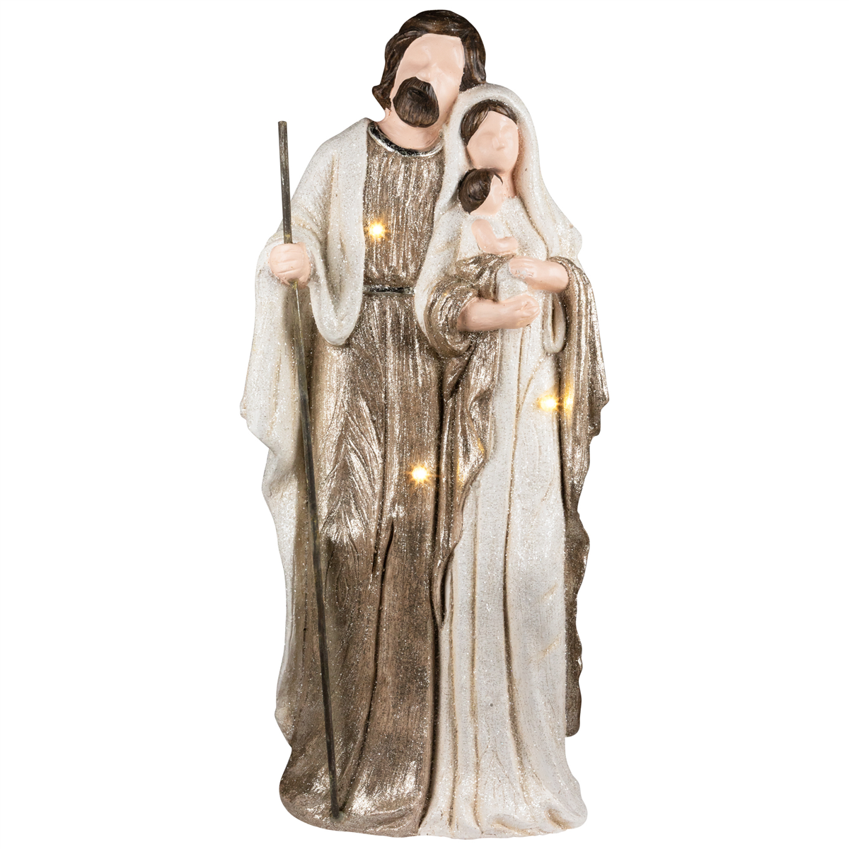 Northlight Lighted Glittery Holy Family Christmas Decoration