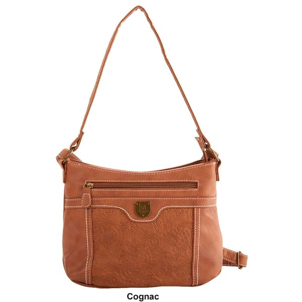 Stone Mountain Crunch Leather Textured Hobo