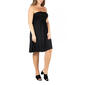 Plus Size 24/7 Comfort Apparel Strapless Mini Empire Waist Dress - image 2