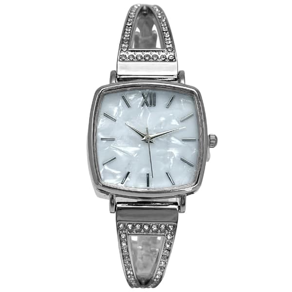 Womens Mother of Pearl Dial Silver Quartz Watch - LWBN10BV - image 