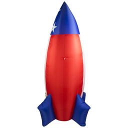 Northlight Seasonal 8ft. 4th of July Americana Inflatable Rocket