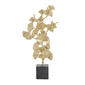 9th & Pike® Gold Contemporary Ginko Leaf Sculpture - image 6