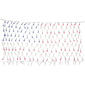 Northlight Seasonal 2' x 2.75' American Flag Mini Net Lights - image 2
