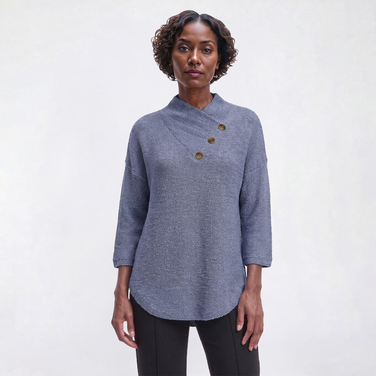 Womens Robert Louis 3/4 Drop Shoulder Sleeve Sweater
