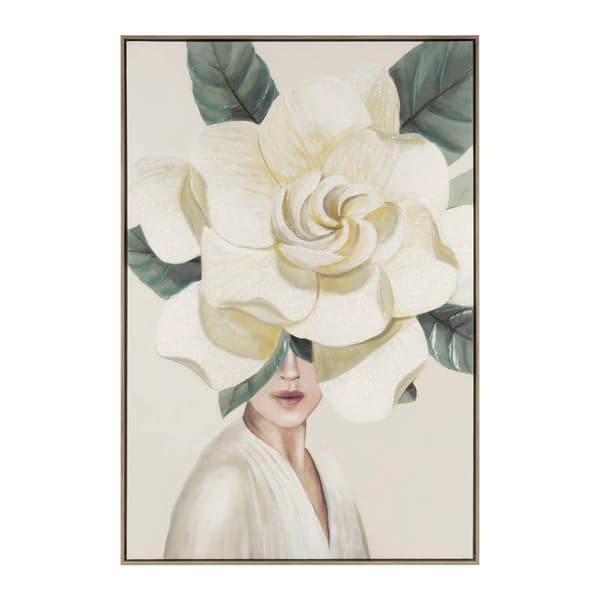 Artisan Home Gardenia Figurative Canvas Wall Decor - image 