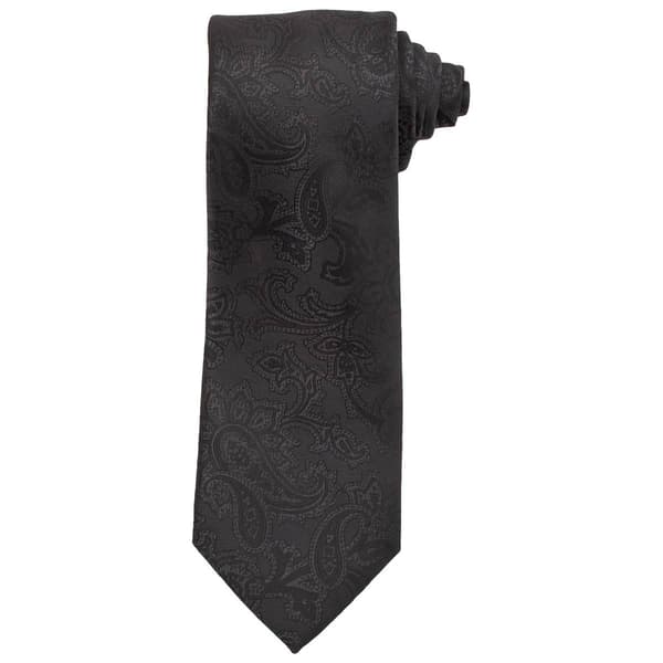 Mens John Henry(R) Club Paisley Solid Tie - image 