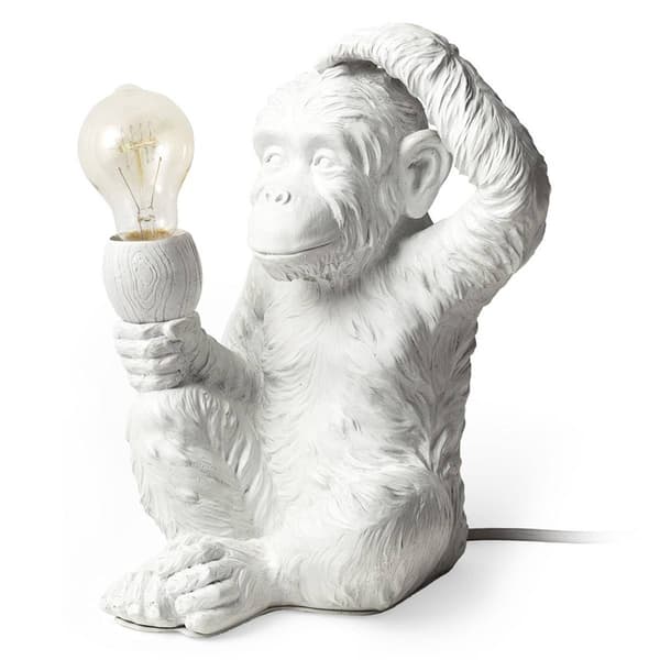 HomeRoots 12in. LED Monkey Table Lamp - image 