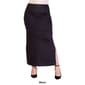 Plus Size 24/7 Comfort Apparel Versatile Side Slit Maxi Skirt - image 4