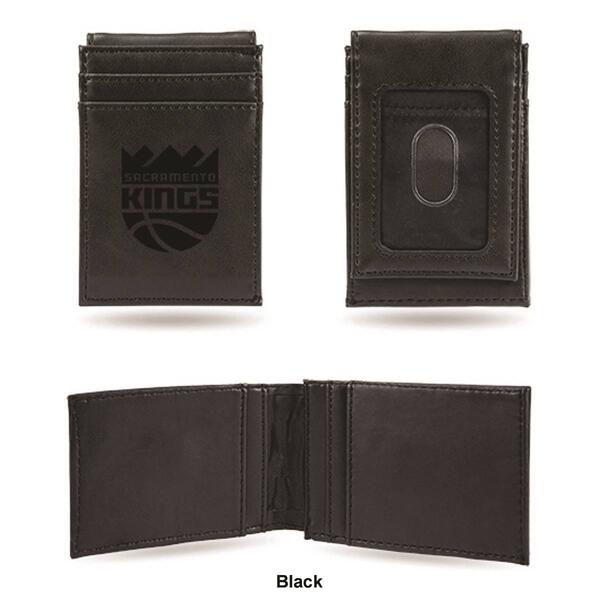 Mens NBA Sacramento Kings Faux Leather Front Pocket Wallet