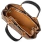 DS Fashion Small Double Handle Colorblock Satchel - image 4