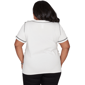 Plus Size Alfred Dunner Crowd Pleaser Sequin Stripe Blouse - image 2