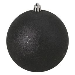 Northlight Jet Black Holographic Shatterproof Christmas Ornament