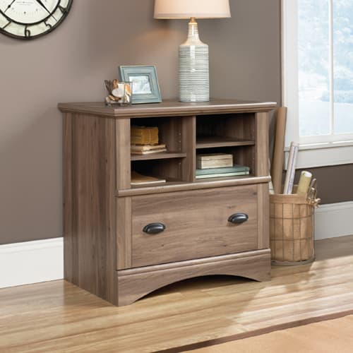 Sauder Harbor View Lateral File - Salt Oak