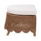 bali & pari Detta Natural Rattan Footstool with Cushion - image 3