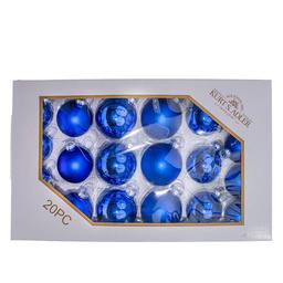 Kurt Adler 60-80mm 20pc. Shiny & Matte Balls Ornament Set