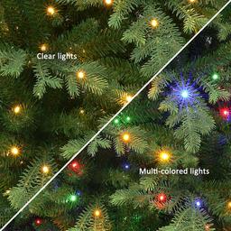 Puleo International 7.5ft. Pre-Lit Chatham Fir Christmas Tree