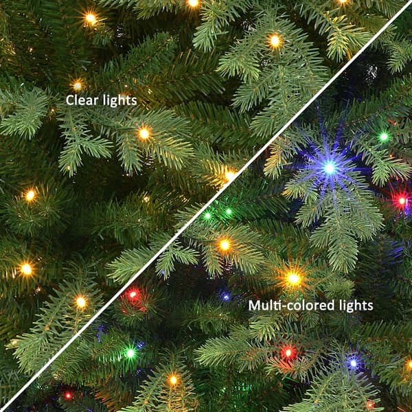 Puleo International 7.5ft. Pre-Lit Chatham Fir Christmas Tree