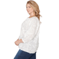 Plus Size Skye’s the Limit Fresh Start Feather Embroidery Blouse - image 4