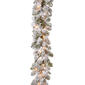 National Tree 9ft. Snowy Camden Garland with Clear Lights - image 1