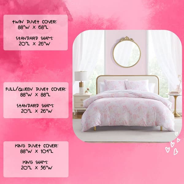 Betsey Johnson Butterfly Garden Duvet Cover Set