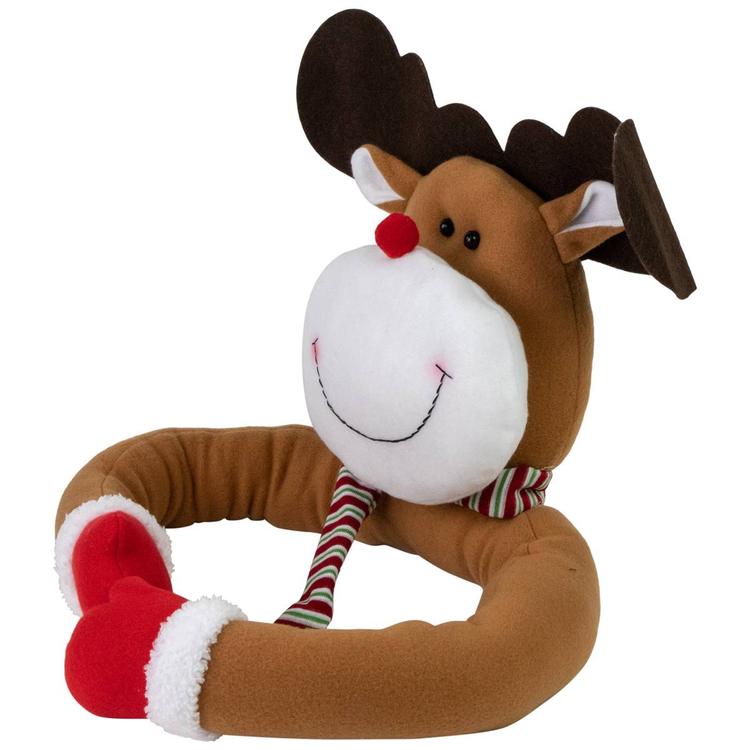 Northlight Seasonal 26in. Plush Reindeer Christmas Tree Topper