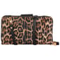 Womens Gloria Vanderbilt Leopard Zip Around Crossbody Wallet - image 4