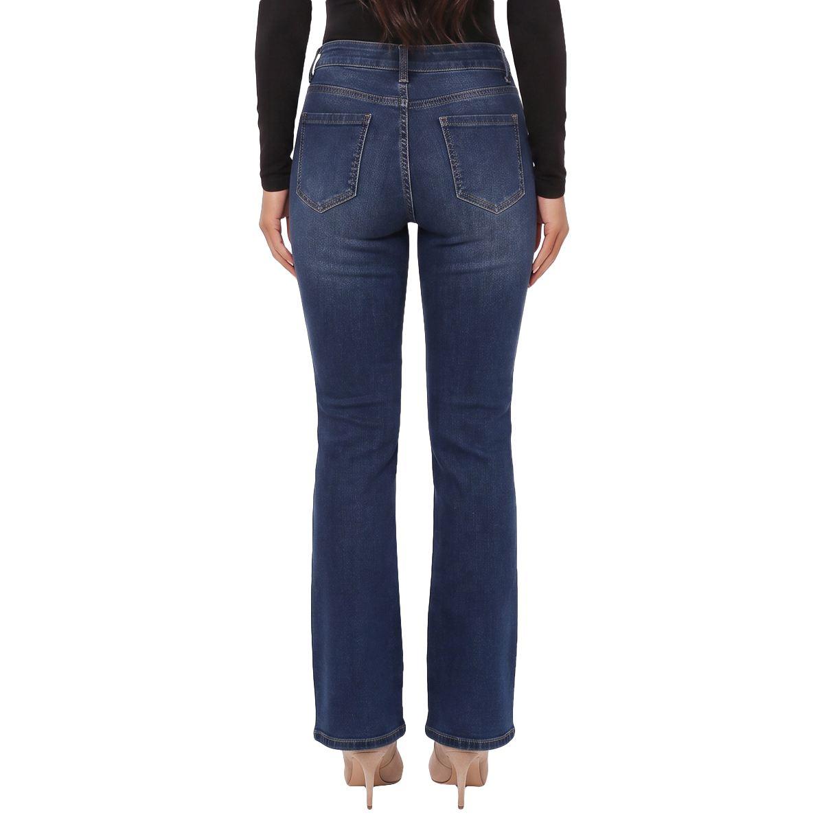 Womens Royalty Blake Front Button Pocket Bootcut Jeans