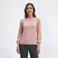 Petite Zac & Rachel Long Heart Satin Sleeve Sweater - image 1
