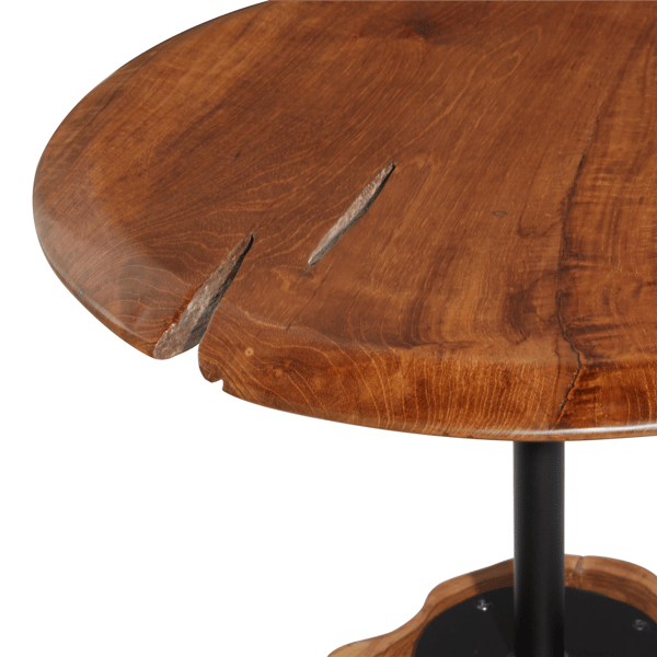 9th & Pike® Contemporary Brown Teak Wood Accent Table