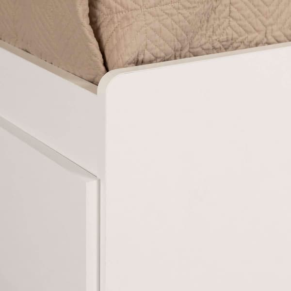 South Shore Fusion Pure White Full Mates Bed w/ 3 Drawers