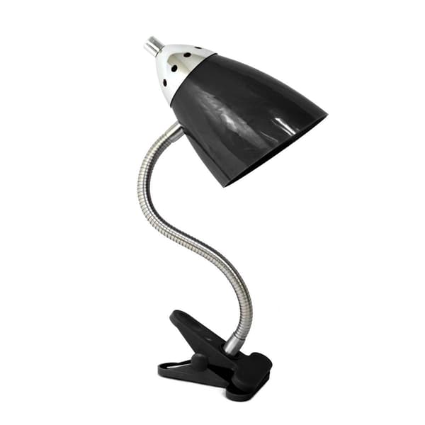 LimeLights Flossy Flexible Gooseneck Clip Light Desk Lamp