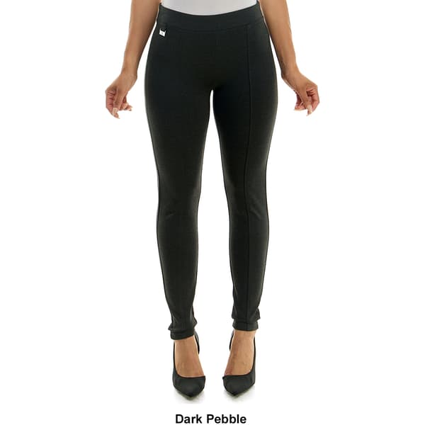 Womens Zac & Rachel Solid Compression Pull On Pants