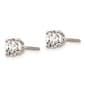 Pure Fire 14kt. White Gold 3/4ctw. 4-Prong Diamond Screw Earrings - image 2