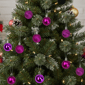 Northlight 18ct. Magenta Pink 4-Finish Christmas Ball Ornaments - image 6