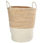Heritage XL Stripe Rope Hyacinth Hamper - image 2