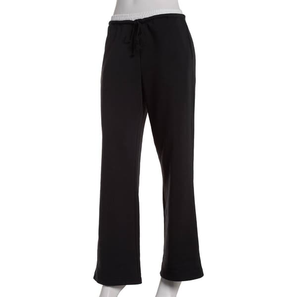 Juniors No Comment Boxer Waistband Boyfriend Sweatpants