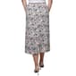 Womens NY Collection Floral Leaf Pocket Skirt - image 3