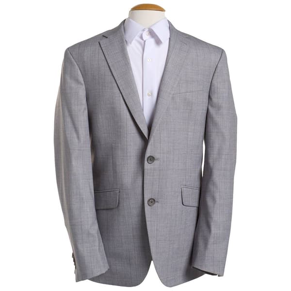 Mens Kenneth Cole&#174; Reaction&#8482; Plaid Suit Jacket - Grey