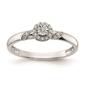 Pure Fire 14kt. White Gold Lab Grown Diamond Trio Cluster Ring - image 2