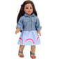 Sophia's® 2pc. Rainbow Striped Skirt and Top Set - image 3