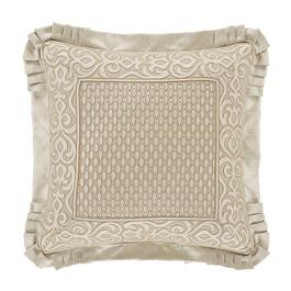 J. Queen Square Embellished Decorative Throw Pillow - 20x20