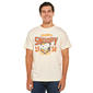 Young Mens Snoopy University Graphic Short Sleeve Tee - Off White - image 1