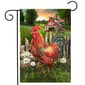 Briarwood Lane Sunrise Rooster Garden Flag - image 1