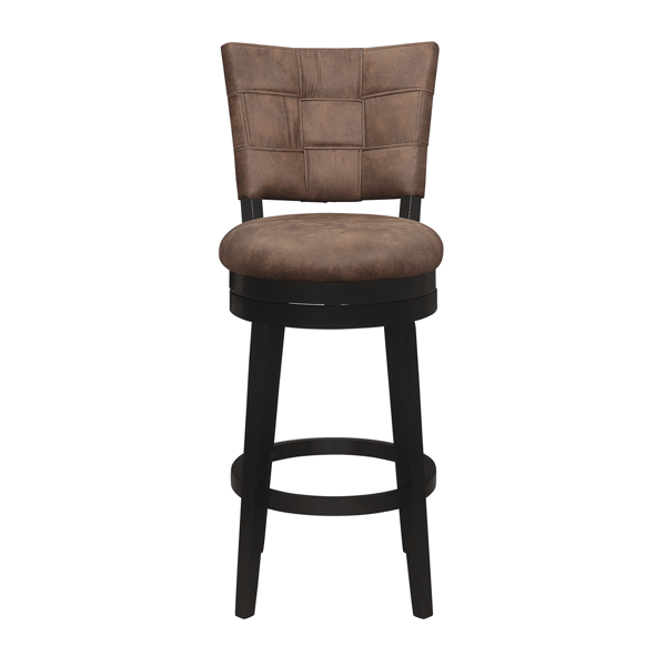HH2 Home Kaede Wood Bar Height Swivel Stool