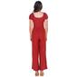 Juniors Derek Heart Short Puff Sleeve Button Front Jumpsuit - image 2