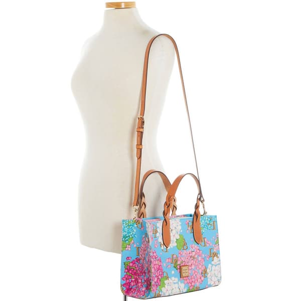 Dooney & Bourke Hydrangea Monogram Gia Satchel